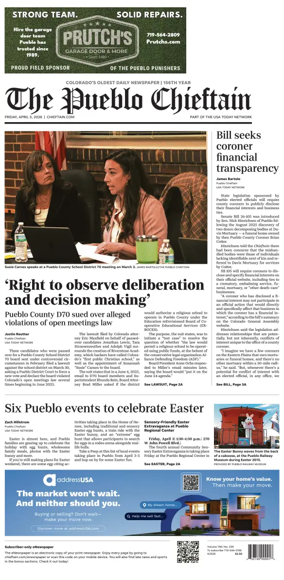 Cover of The Pueblo Chieftain