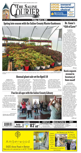 Cover of The Saline Courier