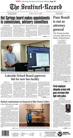 Cover of The Sentinel-Record