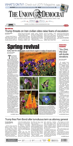 Cover of The Union Democrat