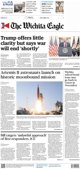 Cover of The Wichita Eagle