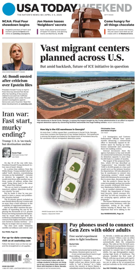 Cover of USA TODAY US Edition