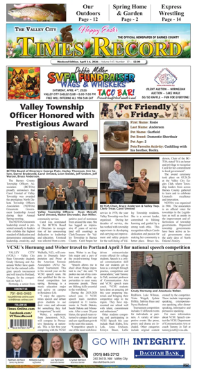 Cover of Valley City Times-Record