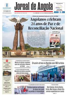 Cover of Jornal de Angola