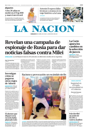 Cover of La Nacion