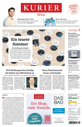 Cover of Kurier (Samstag)