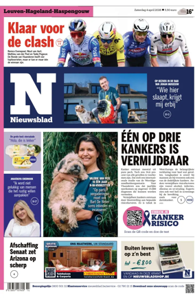 Cover of Het Nieuwsblad