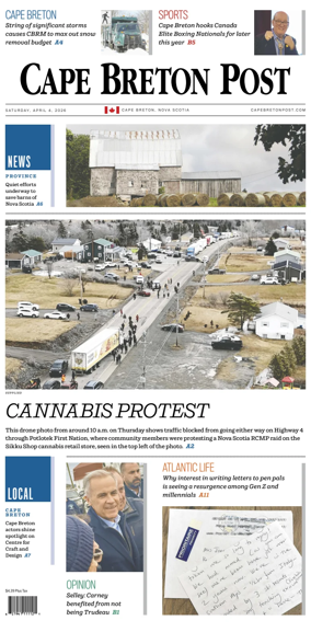 Cover of Cape Breton Post