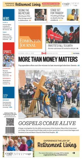 Cover of Edmonton Journal