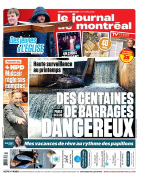 Cover of Le Journal de Montreal