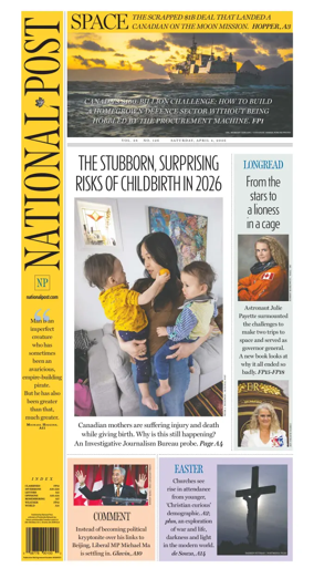 Cover of National Post - (National Edition)