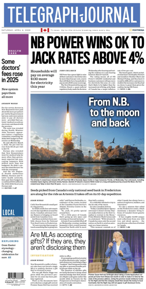 Cover of Telegraph-Journal