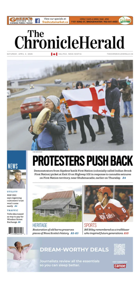 Cover of The Chronicle Herald (Metro)