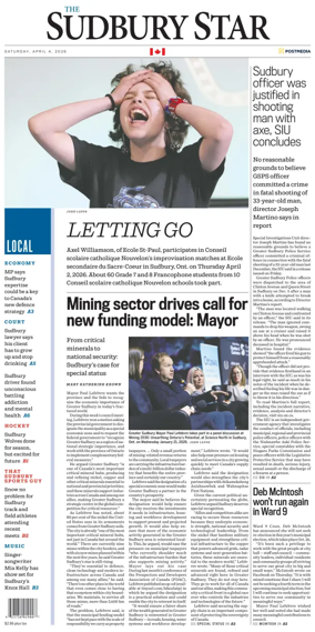 Cover of The Sudbury Star