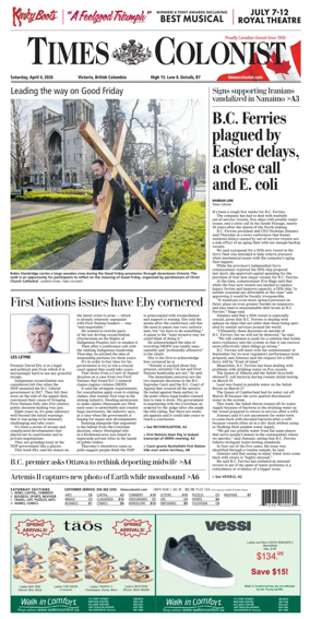 Cover of Times Colonist