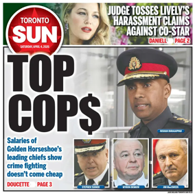 Cover of Toronto Sun