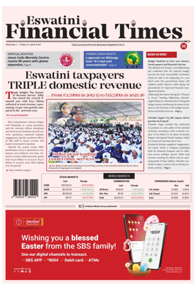 Cover of Eswatini Financial Times