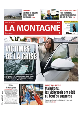 Cover of La Montagne (Vichy)