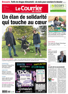 Cover of Le Courrier de l’Ouest (Deux-Sevres)