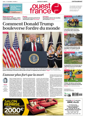 Cover of Ouest France (Chateaubriant)