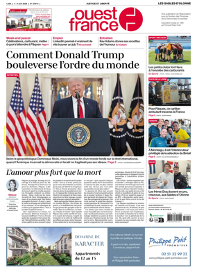 Cover of Ouest France (Les Sables-d'Olonne)