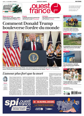Cover of Ouest France (Mayenne)