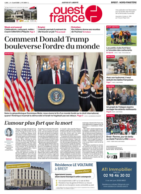 Cover of Ouest France (Nord-Finistere)