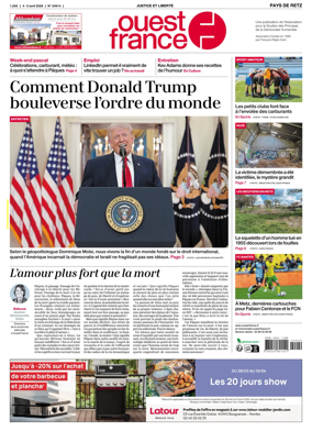 Cover of Ouest France (Pornic / Pays de Retz)