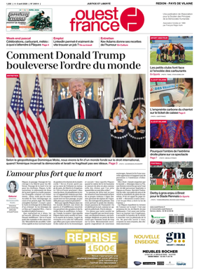 Cover of Ouest France (Redon / Pays de Vilaine)