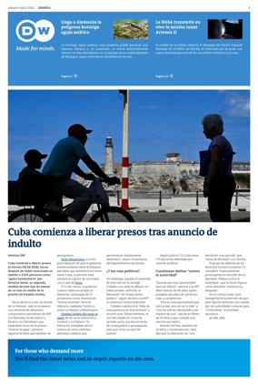 Cover of Deutsche Welle (Spanish edition)
