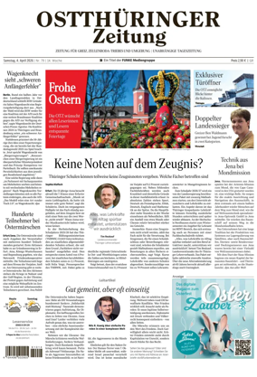 Cover of Ostthuringer Zeitung (Greiz)