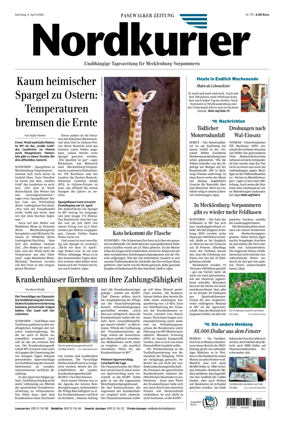 Cover of Pasewalker Zeitung
