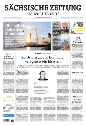 Cover of Sachsische Zeitung (Lobau-Zittau)