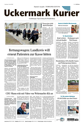 Cover of Templiner Zeitung