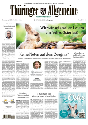 Cover of Thuringer Allgemeine (Arnstadt und Ilmenauz)