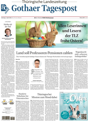 Cover of Thuringische Landeszeitung (Gotha)