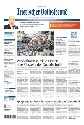 Cover of Trierischer Volksfreund