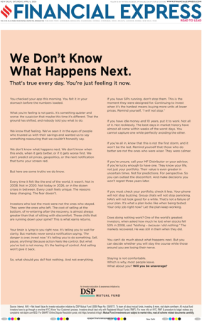 Cover of The Financial Express