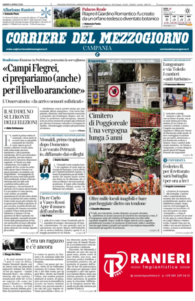 Cover of Corriere del Mezzogiorno (Campania)