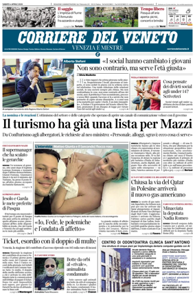 Cover of Corriere del Veneto (Venezia e Mestre)