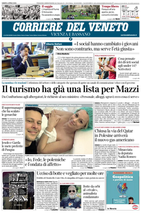 Cover of Corriere del Veneto (Vicenza e Bassano)