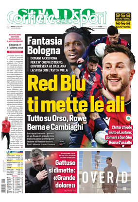 Cover of Corriere dello Sport Stadio (Bologna)