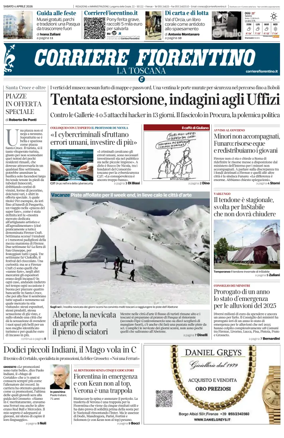 Cover of Corriere Fiorentino