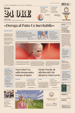 Cover of Il Sole 24 Ore