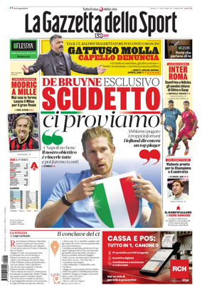 Cover of La Gazzetta dello Sport - Roma