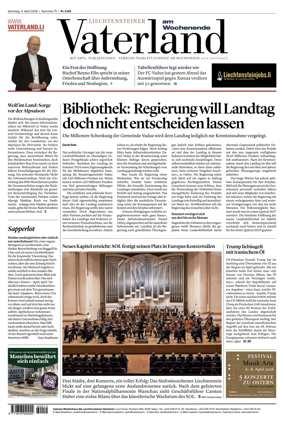 Cover of Liechtensteiner Vaterland