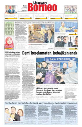 Cover of Utusan Borneo (Sarawak)
