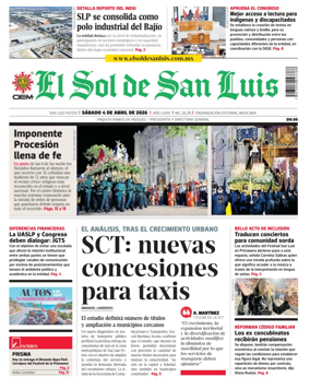 Cover of El Sol de San Luis Potosi