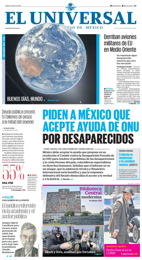 Cover of El Universal