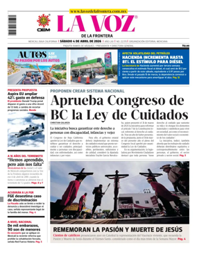 Cover of La Voz de la Frontera